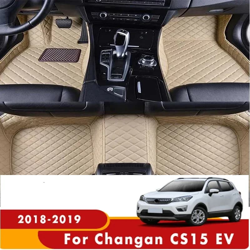 Tappeti Per Changan CS15 EV 2018 2019 Tappetini Auto Interni Styling Accessori Auto Parti di Copertura Automobili 0611