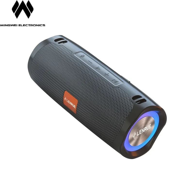Altoparlante Bluetooth Wireless MW Audio, Impermeabile, Bassi Potenti, Luci RGB, per Feste all'Aperto