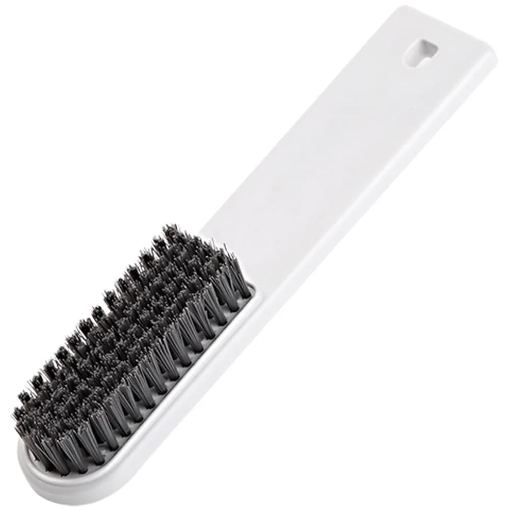 Spazzola con manico lungo realizzata in ABS e PP con setole morbide per scarpe, vestiti, pareti, pavimenti e per la pulizia