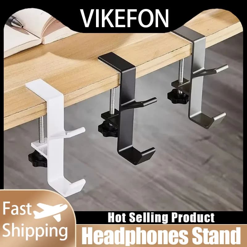 Support for headphones Multifunctional stand for laterally hanging table for Sony/Airpods Max Gaming Headphone Bag Universal metal stand