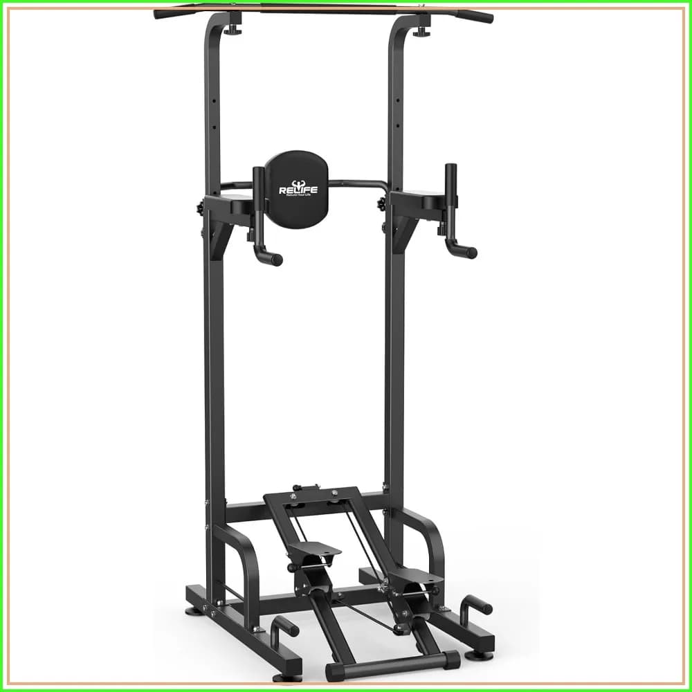 Multi-Function Power Tower for Home Gym | Pull Up & Dip Station with Adjustable Heights