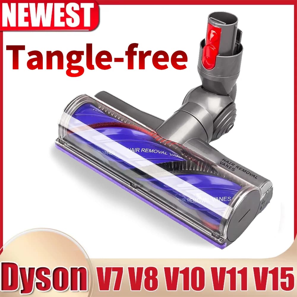 Per Dyson V7 V8 V10 V11 V15 Aspirapolvere Anti Entangleme Testa di pulizia a trasmissione diretta, Motorhead Cleaner Testa Spazzola Turbina Strumento