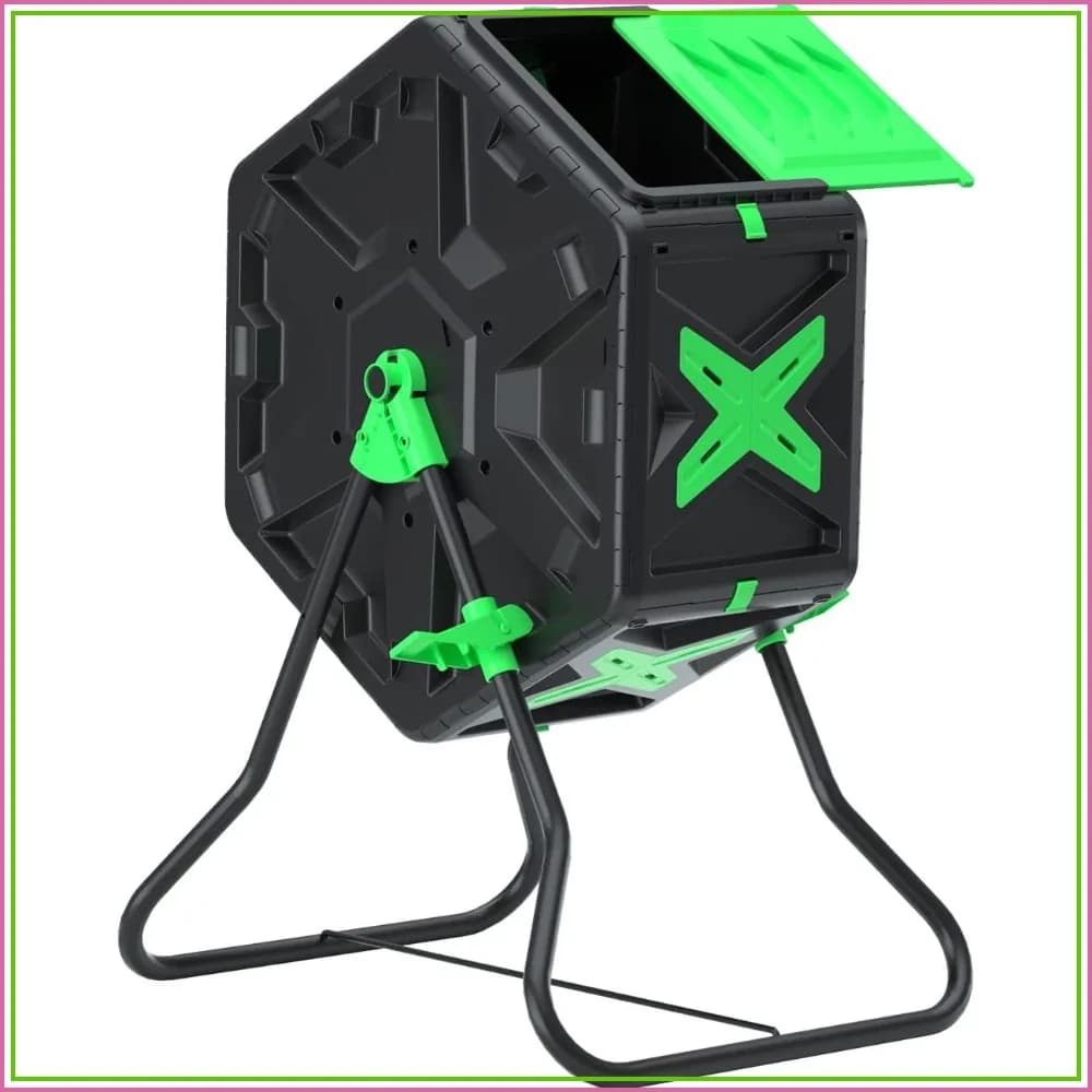 Light Weight Tumbling Compost Bin - 18.5 Gallon/70L Single Chamber Compost Tumbler