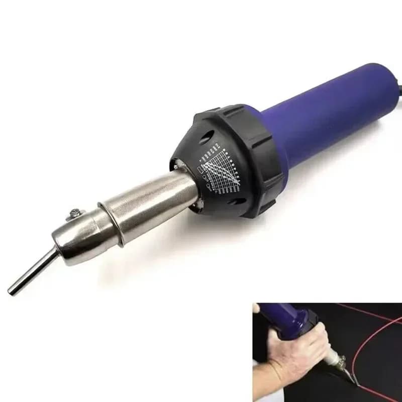 Pistola ad aria calda HT1600 da 1600 W - Pistola riscaldante per saldatura in plastica con tecnologia svizzera per membrane TPO in PVC