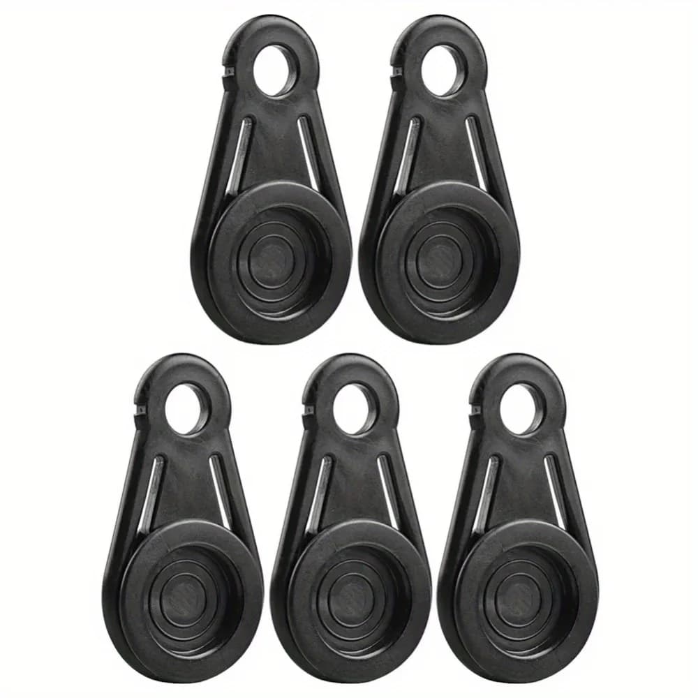 Tenda da campeggio Fibbia a disco Clip in plastica Corda per telone antipioggia per esterni Clip a coccodrillo Tendalino Stringere accessori con fibbia fissa