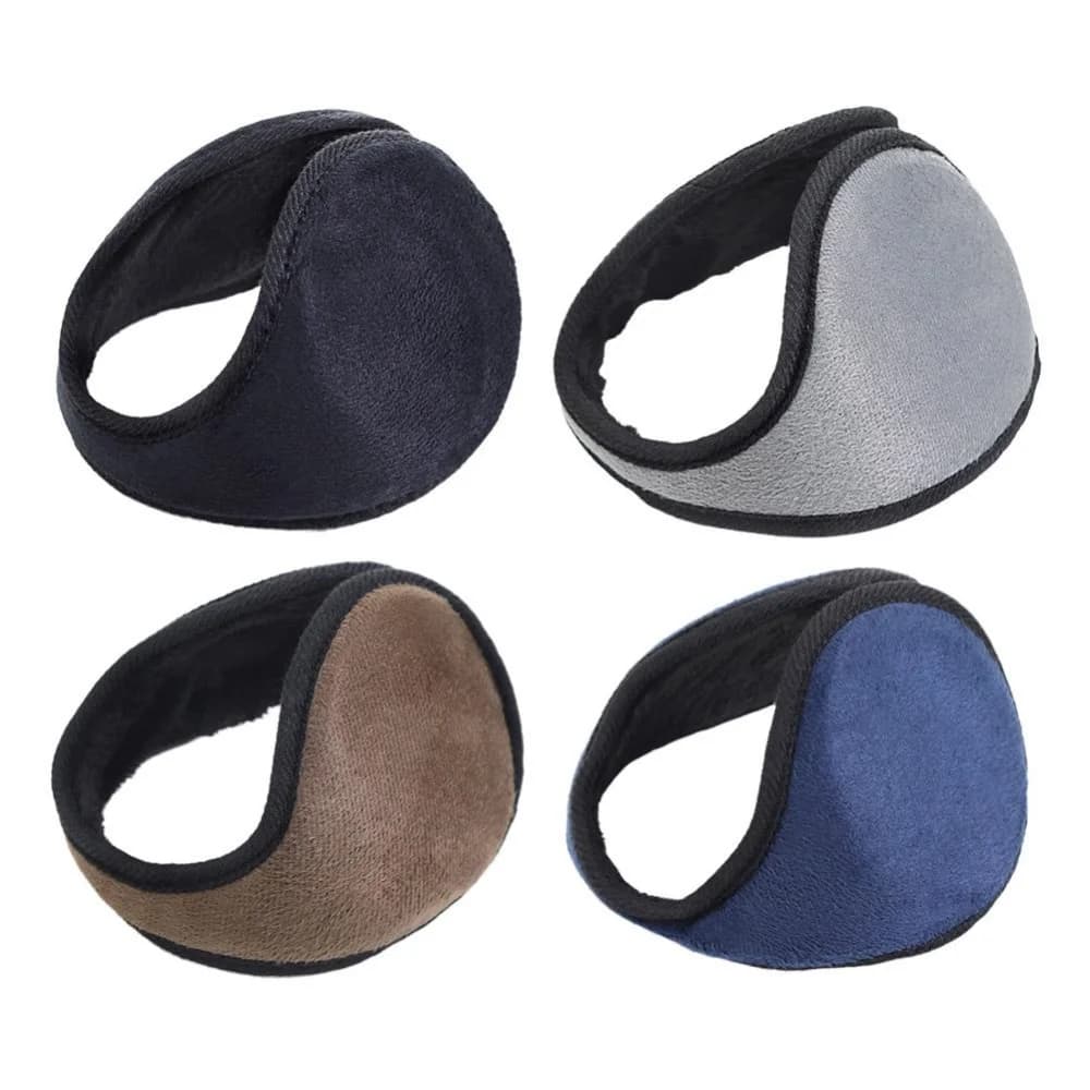 Inverno Addensare Cuffie unisex Scaldaorecchie in pile Caldo panno di peluche Cuffie Copriorecchie Scaldini Ciclismo all'aperto Protezione per le orecchie