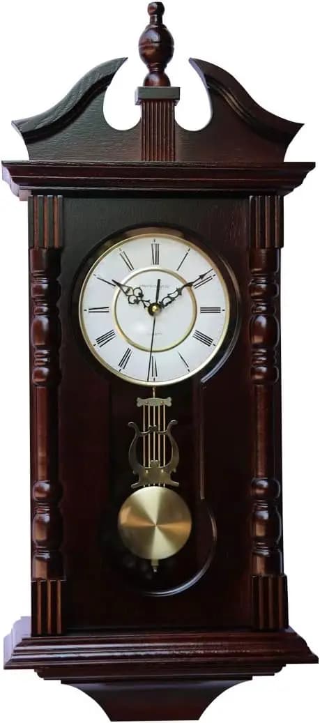 Orologio da Parete Tradizionale in Legno con Suoneria Westminster, Perfetto per Arredamento Casa e Regali