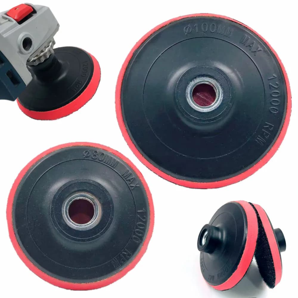 3/4 inch 80mm/100mm M14 3/4 Inch Foam Plastic Support for Angle Grinding Machine Polishing Wheel Wall decal