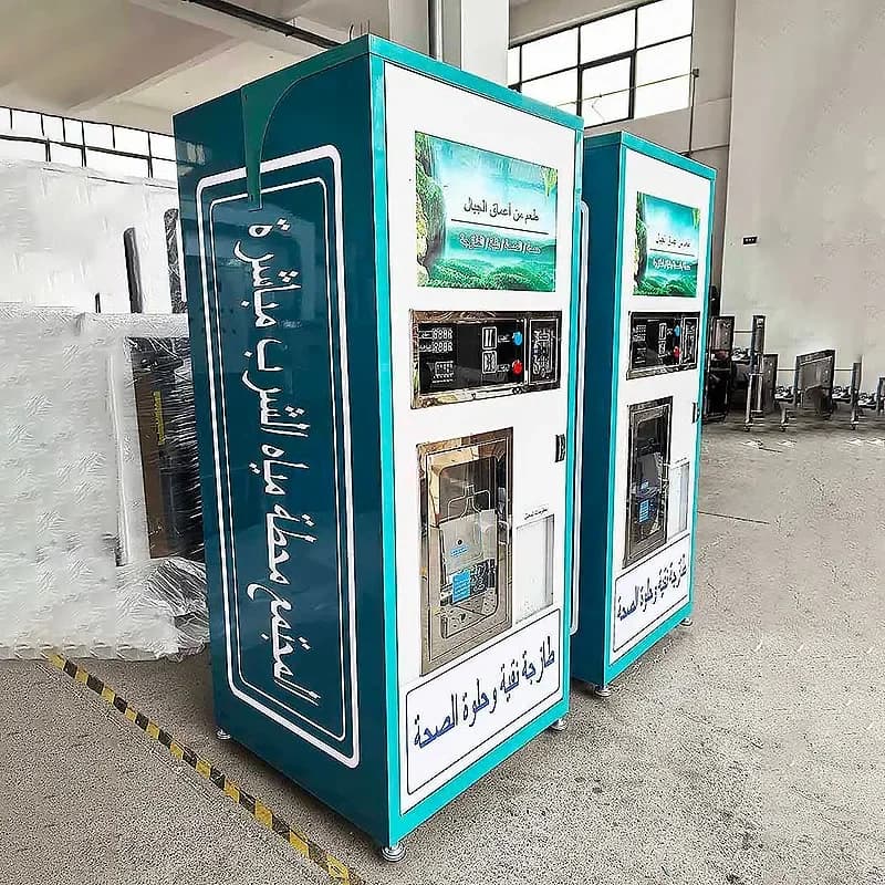 diFabbrica di Automatic dispenser of purified water bottles with automatic self-service refilling for business token drinking water