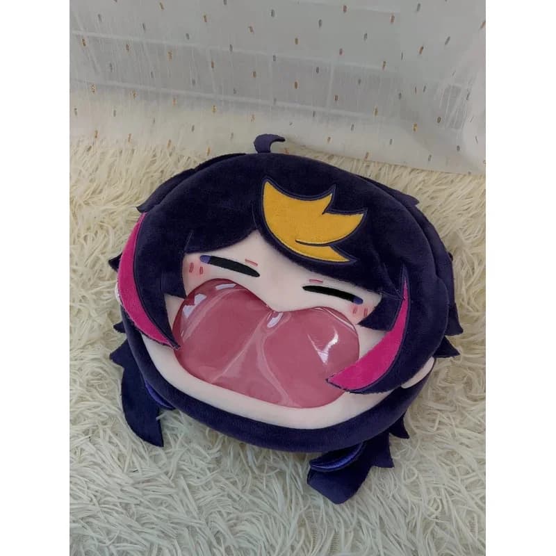 NewAnime Game Luxiem Vtuber Shu Yamino Cosplay Big Mouth Transparent itabag Zippered backpack Shoulders Kawaii G shoulder bag