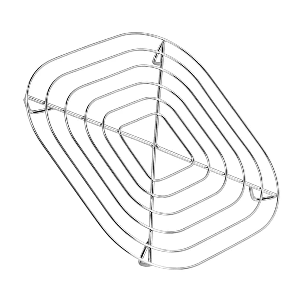 2-Pack For Air Fryer Steaming Racks Stainless Steel 14.5x14.5cm and 20.5x20.5cm - Construction for Consistent Results