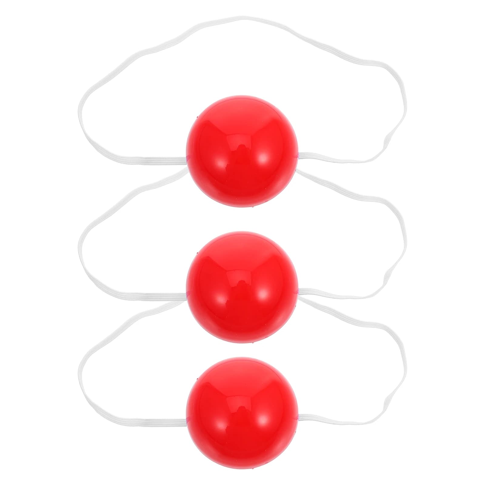 3 pezzi di naso da clown rosso incandescente decorazione per feste illuminano prestazioni puntello lampeggiante accessorio decorativo forniture per eventi festivi