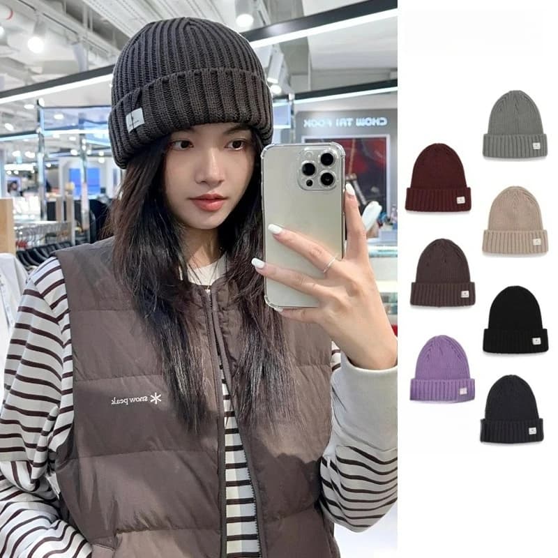 Snow Peak Knit Cap for Autumn and Winter, Camping Hat, Travel and Open Hiking