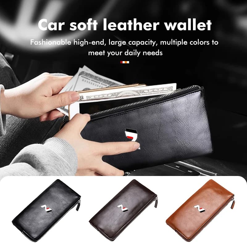 Car Passport Cover Driver License Case Credit Card Holder Wallet For Hyundai N Line Tuscon NX4 I20 I30 I10 Sonata Elantra