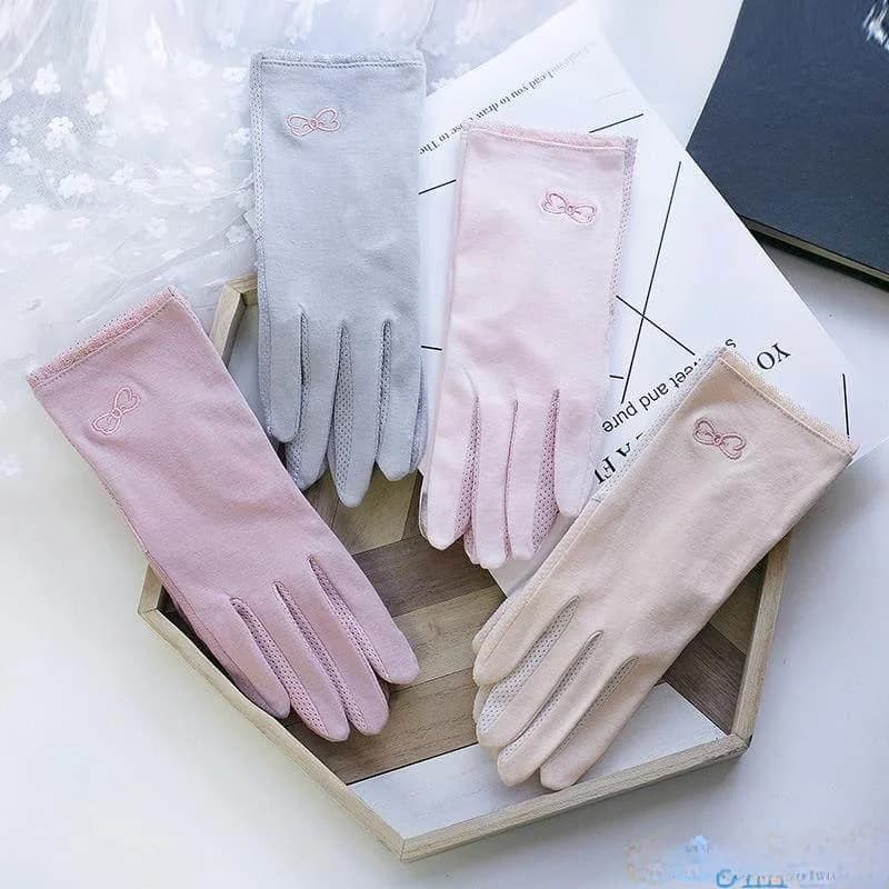Women's fleece soft gloves, touchscreen, winter, windproof, warm, for cycling, for cold climates, with fingers discovered, medium-sized