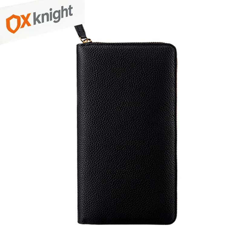 OX KNIGHT Notebook Copertina per notebook in vera pelle adatta per agenda A5 Planner 2026 Borsa con cerniera in metallo