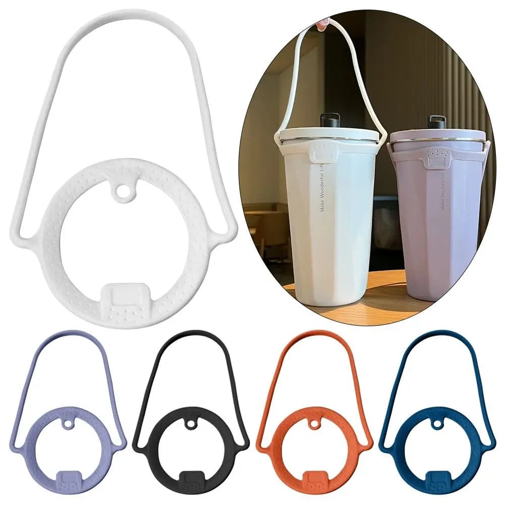 1 pz manico per bottiglia d'acqua in silicone mantenere le bevande calde e fredde diametro da 85 a 100mm bicchieri isolati a tenuta stagna universale per tazza Tyeso
