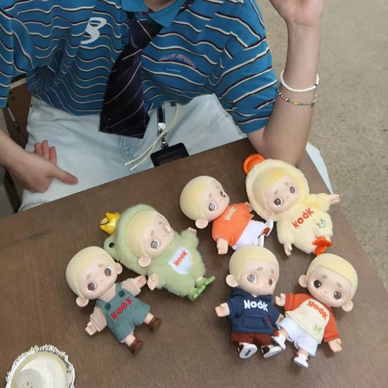 52TOYS NOOK OOTD PLUSH DOLL BLIND BOX 1 Series Mystery Box Genuine Blind Box Guess Toys Bag Ornament Figurines Home Decor Deskto