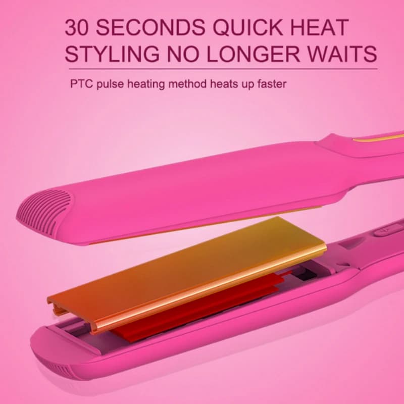Infrared Hair Plate with Titanium Plates, Rapid Heating, Iron Plate 230°C / 450 ° Professional Styling Tool in Salone 110V-240V