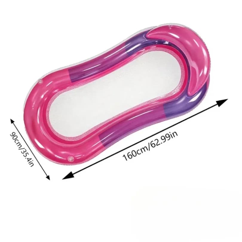 1 Pezzo Materasso Gonfiabile Galleggiante Pieghevole Arrotolabile per Piscina, Sedia Letto Galleggiante, Accessorio per Piscina