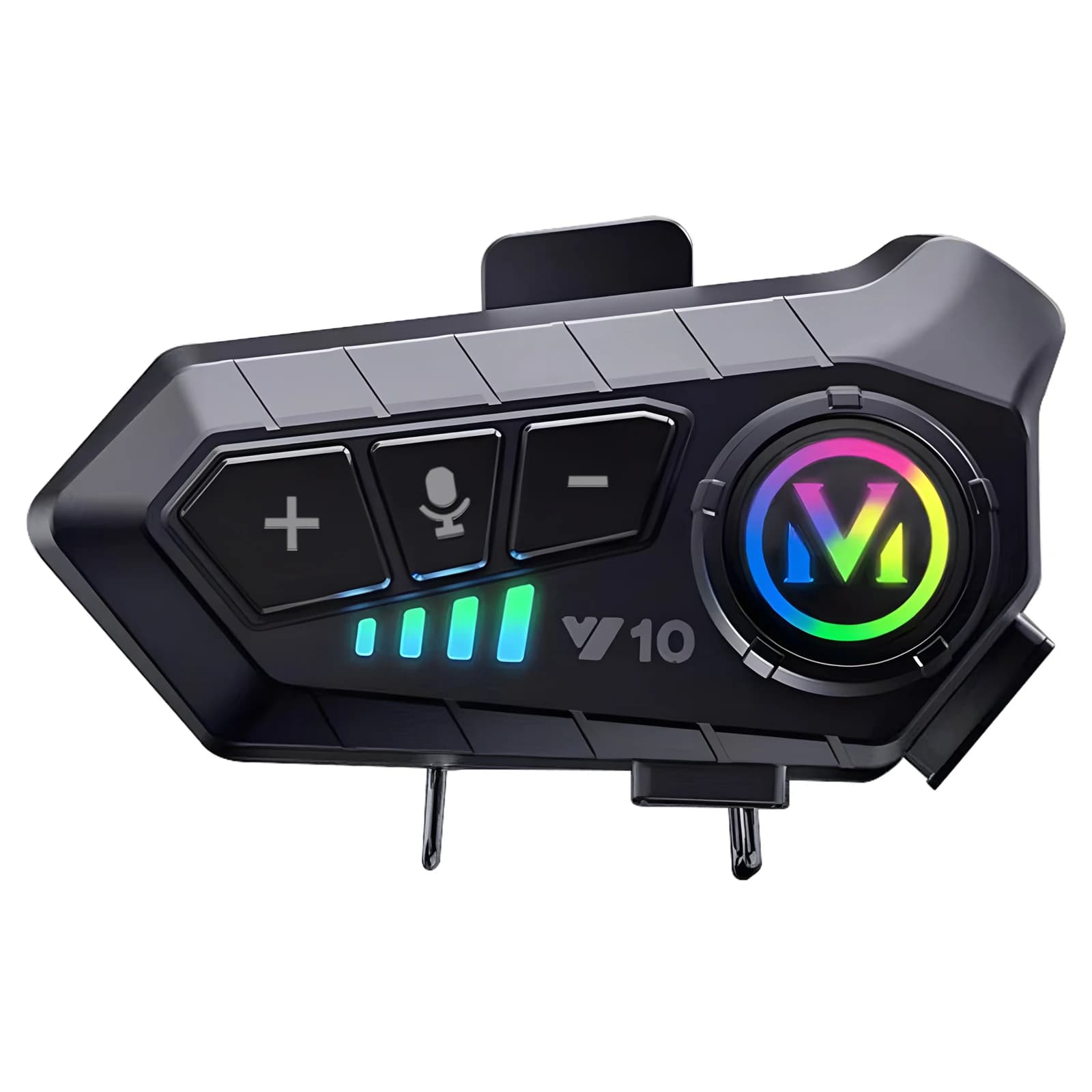 Altoparlante wireless per casco da moto, riduzione del rumore durante le chiamate, controllo della musica, attivazione di Siri, compatibile con tutti i caschi