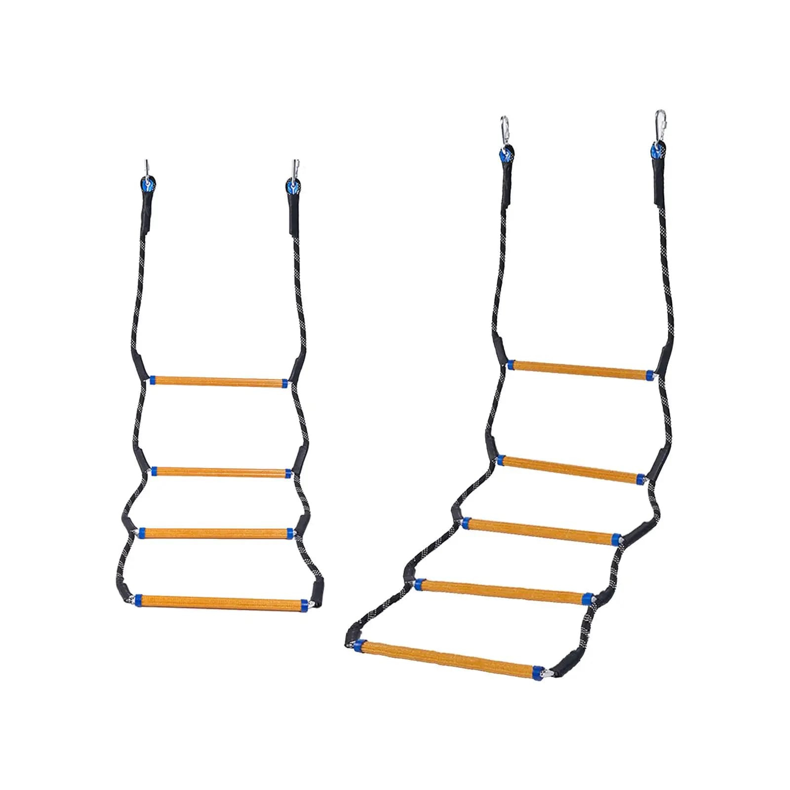 Boat Rope Ladder Boarding Rope Ladder Heavy Duty Marine Rope Ladder for Inflatable Boat Canoeing Pontoon Boat Dinghy Motorboat
