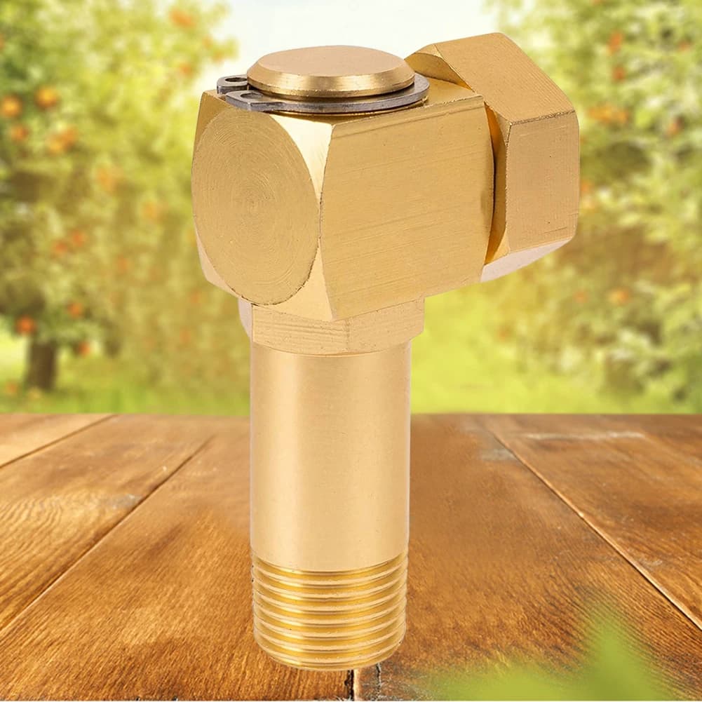 Adapter for Garden Pipe, Brass Practical Connector, Easy Installation Rear Parts