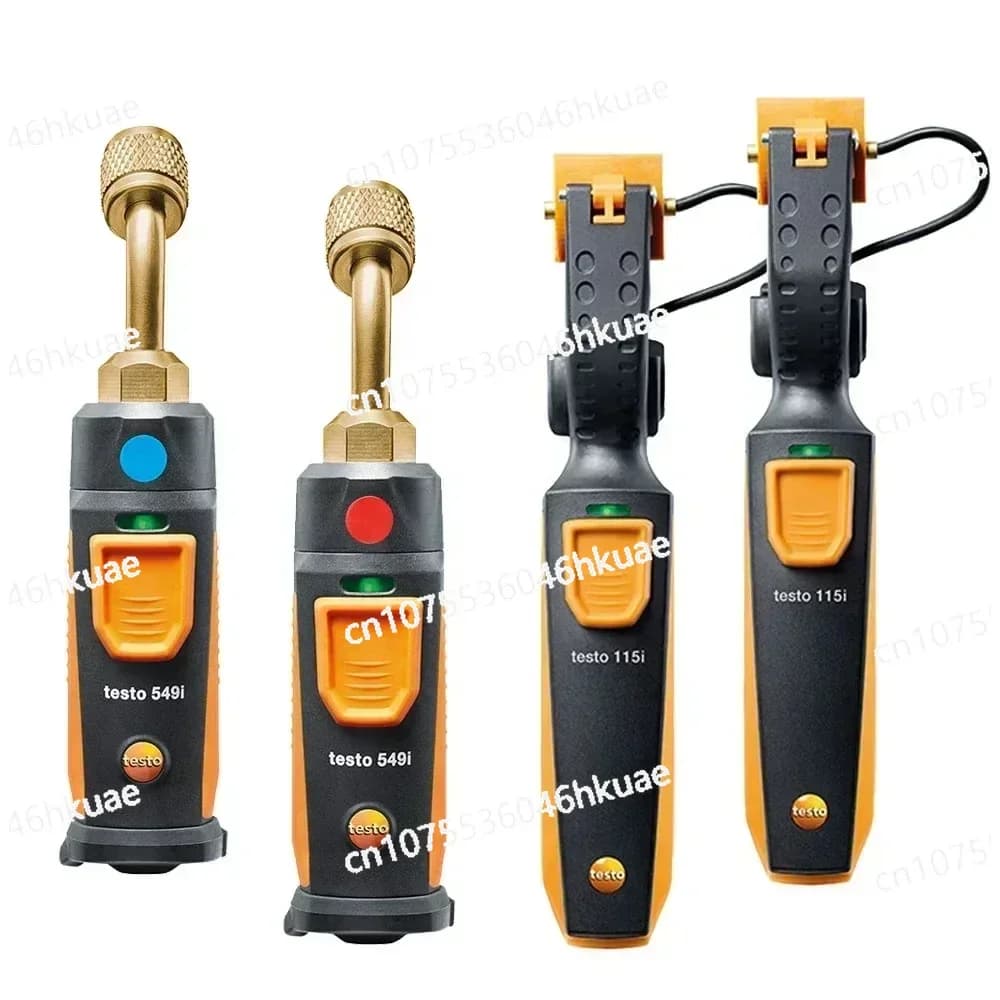 Manometro per collettore smartphone 549i E 115i Manometro digitale ad alta pressione e termometro con fascetta per tubi azionato tramite