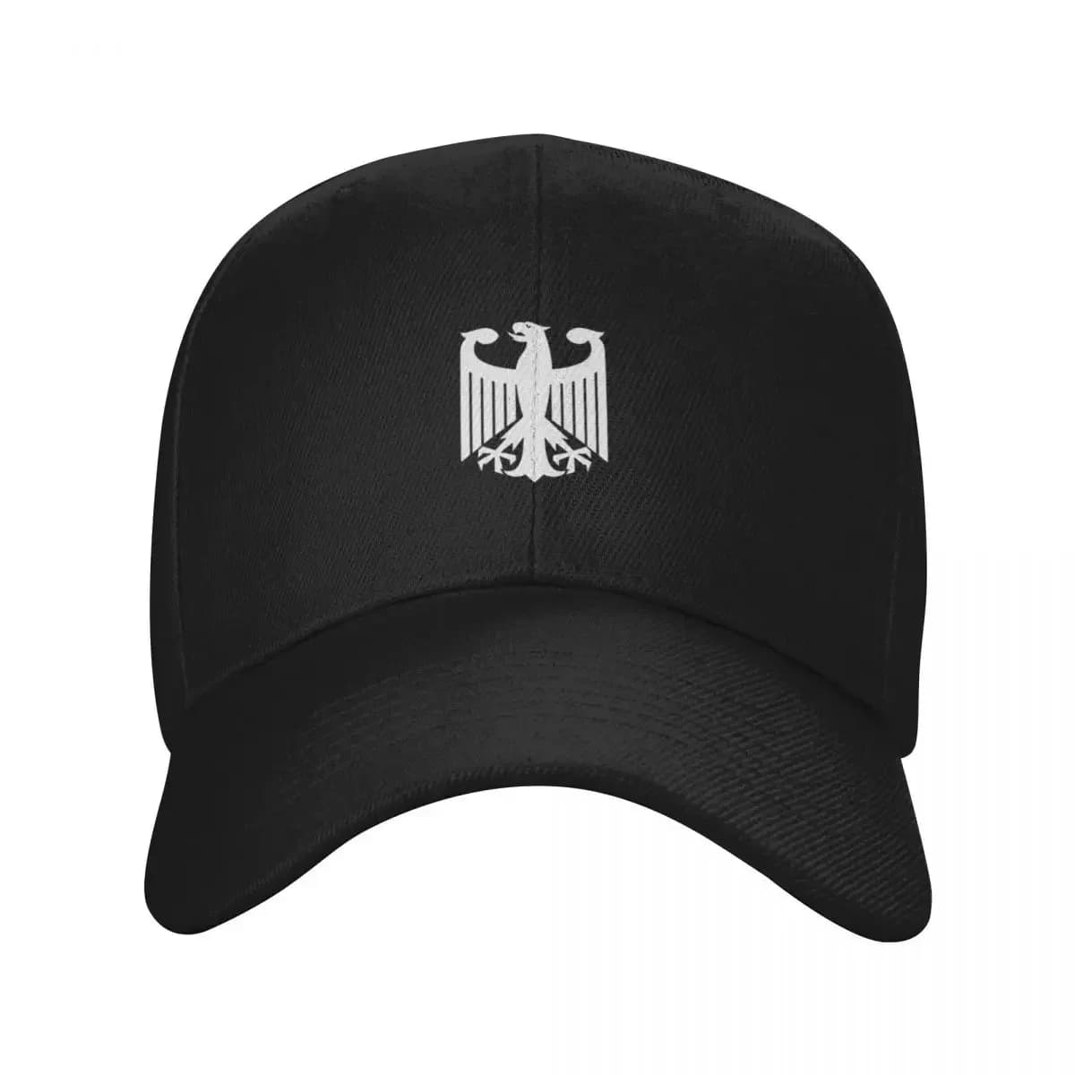 New German Eagle Emblem White Baseball Cap Derby Hat Uv Protection Solar Hat Bobble Hat Hats On Offer Boy Women's