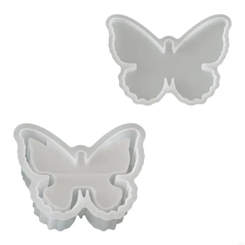 Stampo in silicone per vasi fiori a forma farfalla cava, stampo in gesso per cemento, per decorazione domestica, per