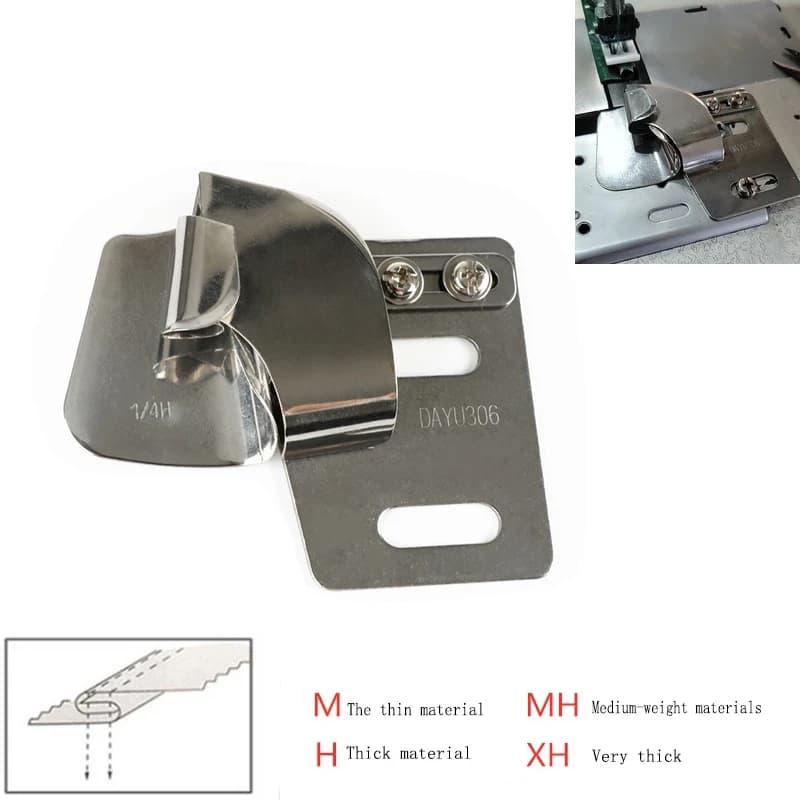 DAYU306 Cartella per cucitura a doppio ago interrata dopo il morsetto Cilindro T-shirt Bordo immagine Cartuccia per cucitura piattafell