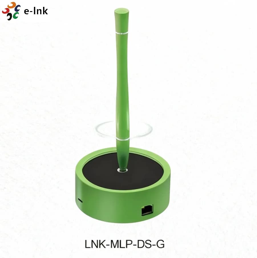 E-link Docking station per penna a levitazione magnetica in alluminio Hub USB-C con porta Gigabit RJ45 per regalo per ufficio aziendale