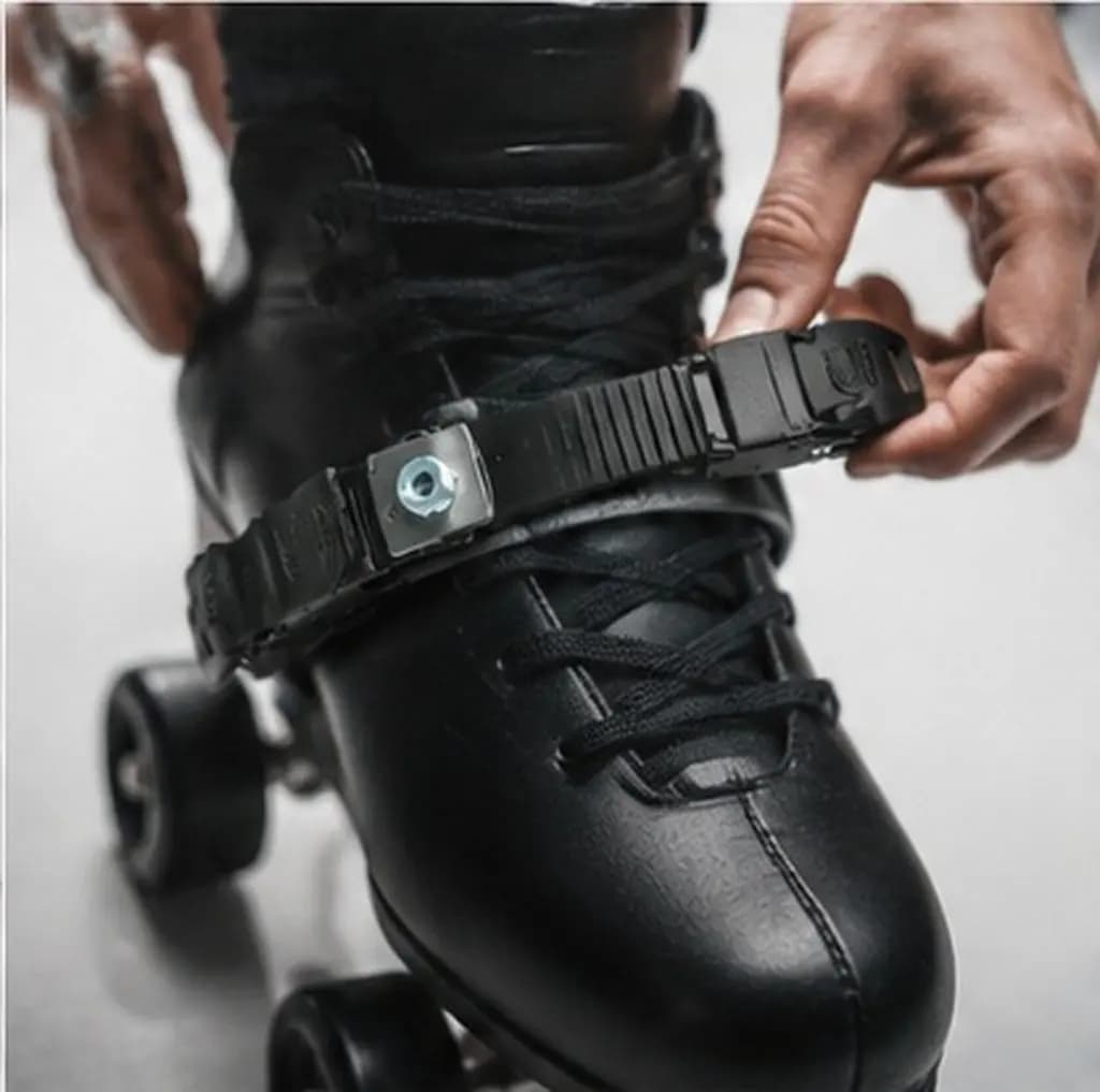 4Pcs Roller Skate Buckle Straps Ice Skates Replacement Fixing Strap Portable Replacement Roller Skating Shoes Accessories