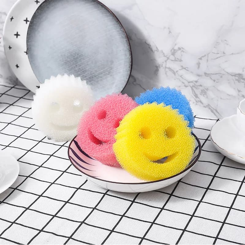 Kitchen Magic Sponge Brushes, Multi-functional Sponge, Suitable for Frying Pan Cleaning Sponges, Strong Stain-removing