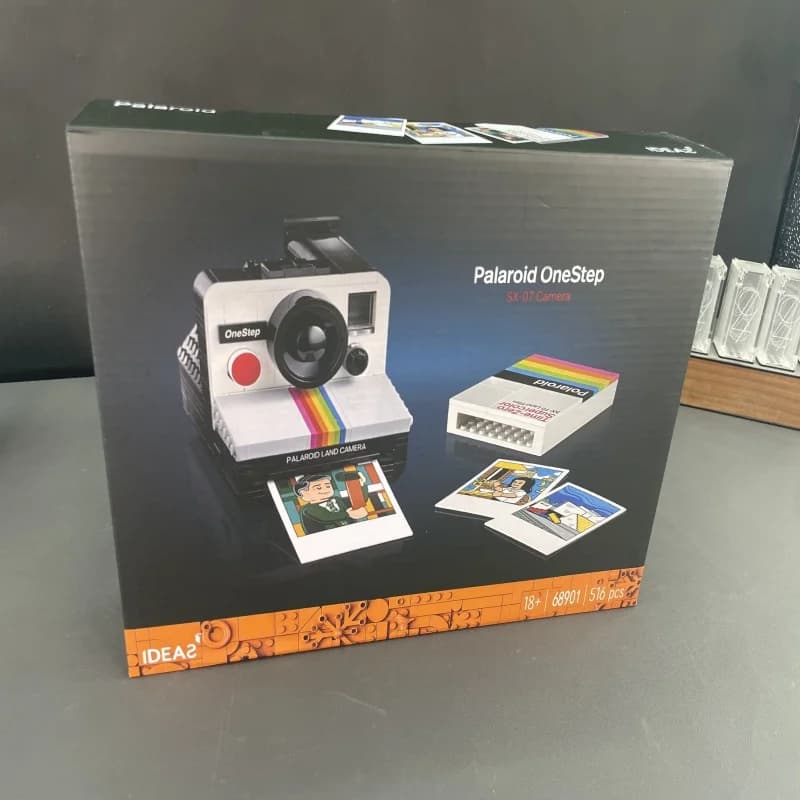 TC-050 Edizione da Collezione Modello di Fotocamera Polaroid SX-70, Puzzle 516 Pezzi, Blocchi da Costruzione, Regalo di Compleanno, Giocattoli