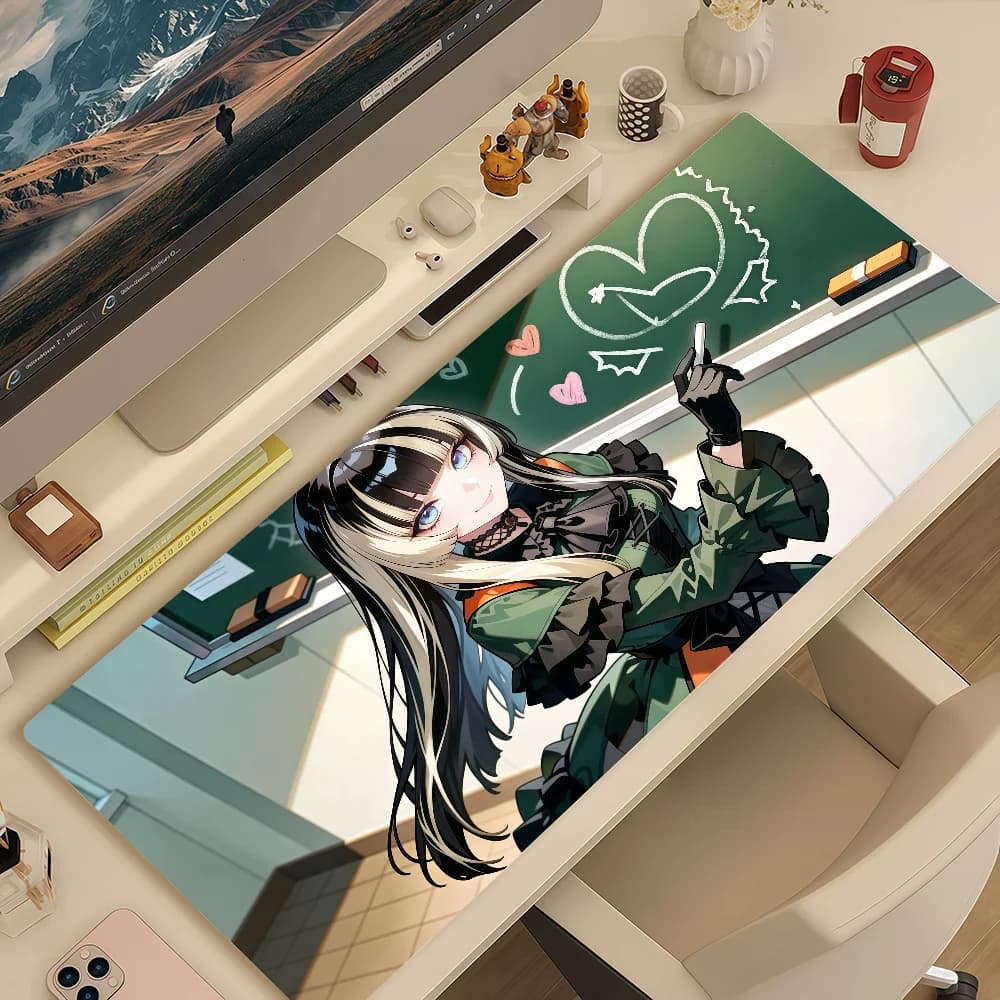 Mouse Pad MousePad Non-slip J-Juufuutei Virtual Lockedge Office Student Gaming Thickened Raden Large Writing Pad Cushion