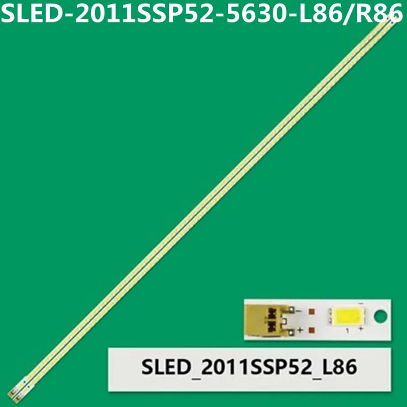 4PCS LED Backlight Strip 86lamp LCD-52LX755A 52LX840A 52LX845A 52LX930A 52LX960A SLED_2011SSP52_L86/R86 LK520D3GVRCX LK520D3G60H
