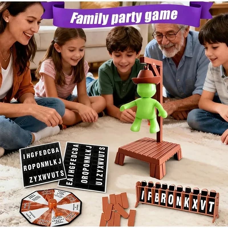 Giochi da tavolo Hangman magnetici per adolescenti Gioco di parole per indovinare il mistero Glow In The Dark Parola per indovinare prima di Hank Falls Gioco da tavolo ***