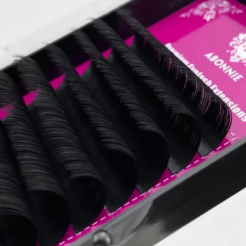 Extension ciglia individuali mix di diverse misure, ciglia finte in visone premium, ciglia voluminose naturali e soffici per il trucco occhi
