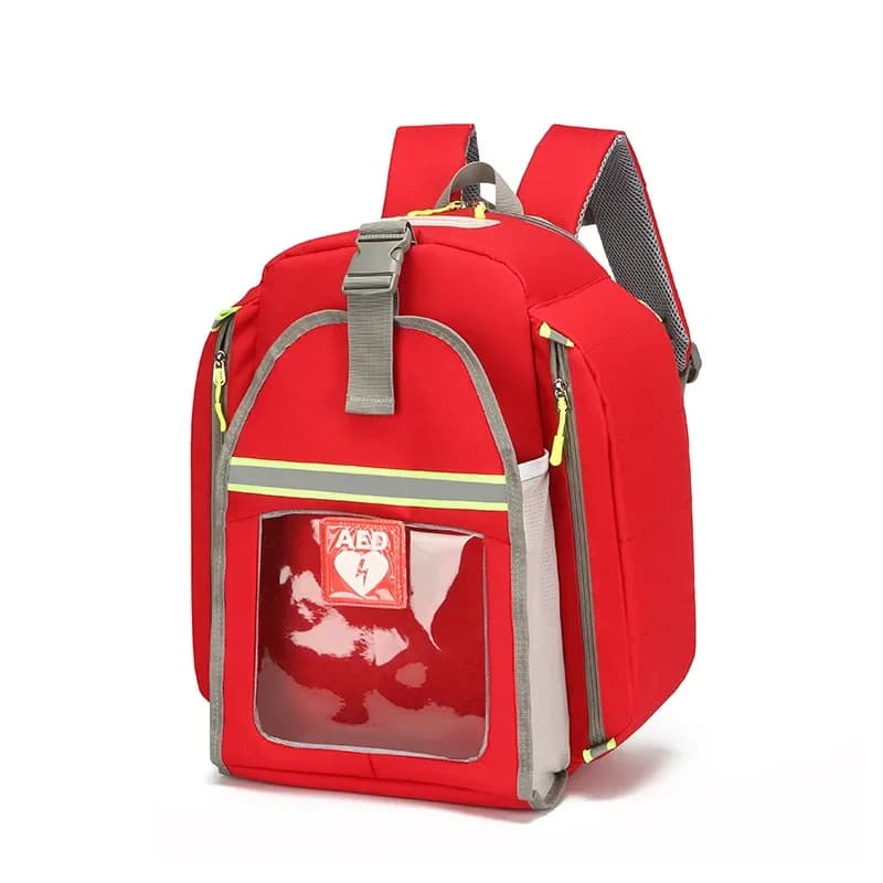 Zaino Impermeabile per AED, Grande Capacità, Kit di Pronto Soccorso per Emergenze all'Aperto, Borsa per Conservazione AED, Borsa per Attrezzatura AED
