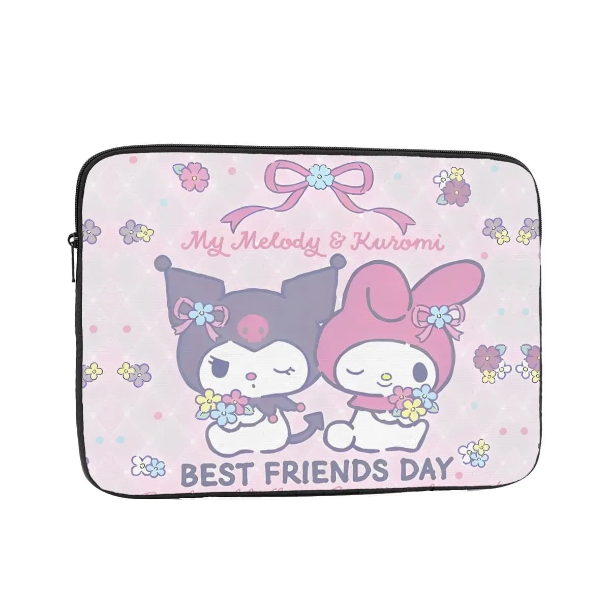 Custodia Antiurto per Laptop 10 12 13 15 17 Pollici, Borsa Protettiva per Notebook con Design Kuromi e My Melody