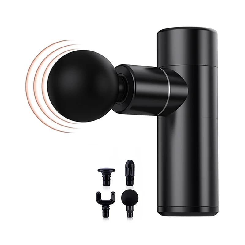 Impact muscle massager Relaxing massage tool for shockproof portable body Mini aluminum alloy band gun Mini portable massager