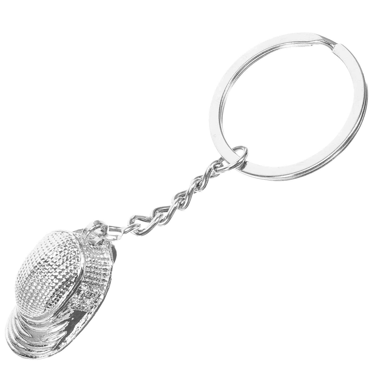 Creative Metal Fencing Keychain Decorative Sports Souvenir Hanging Key Ring Backpack Pendant for Fencing Metal Keychain