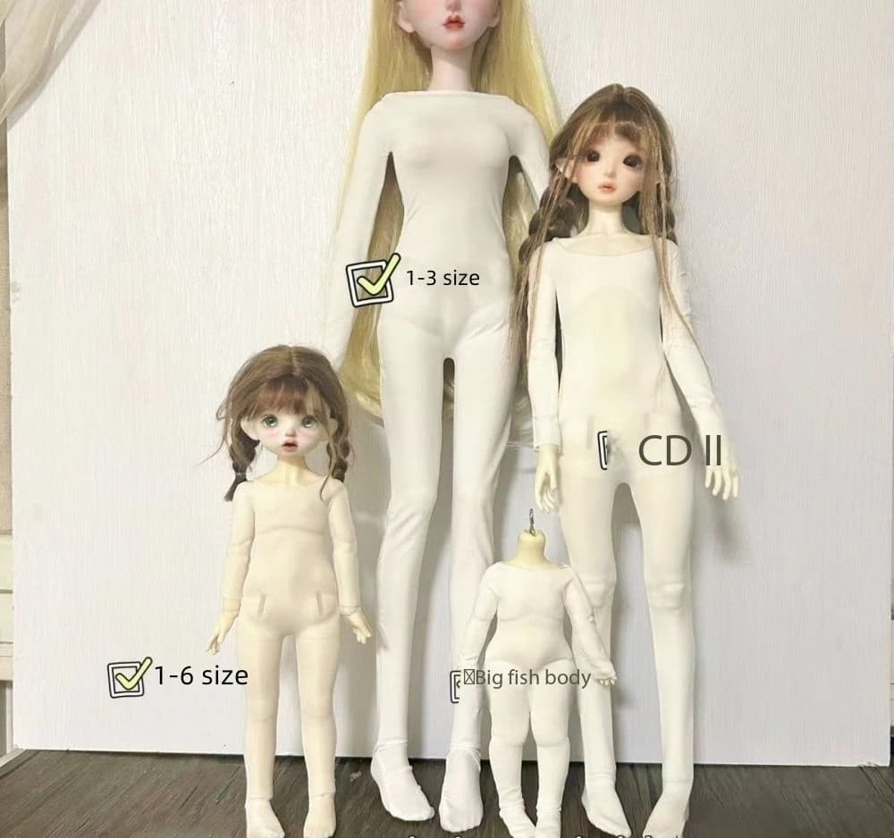 Bjd Dresses for dolls suitable for 1/6 1/4 1/3 Zio id75 size Color proof dress Accessories for dolls with foundation in one piece