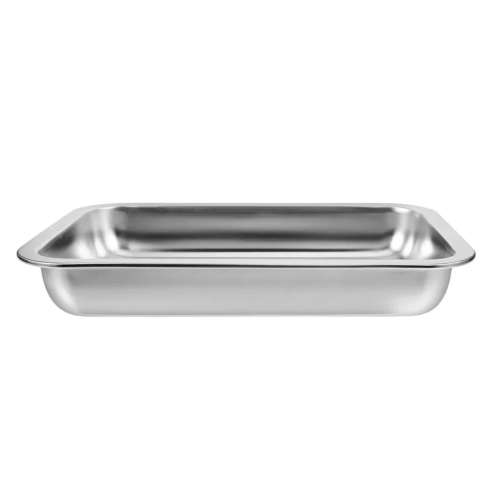Large Rectangular Stainless Steel Cat Litter Box Open Type Low Edge Easy Clean Odor Free Stable Cat Toilet for Kittens and Cats