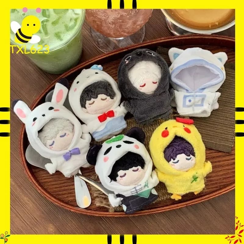 Set di Abbigliamento per Cosplay Mascotte Love And Deepspace 5cm/10cm, Outfit Rafayel Zayne Xavier Sylus Caleb (Senza Bambole)