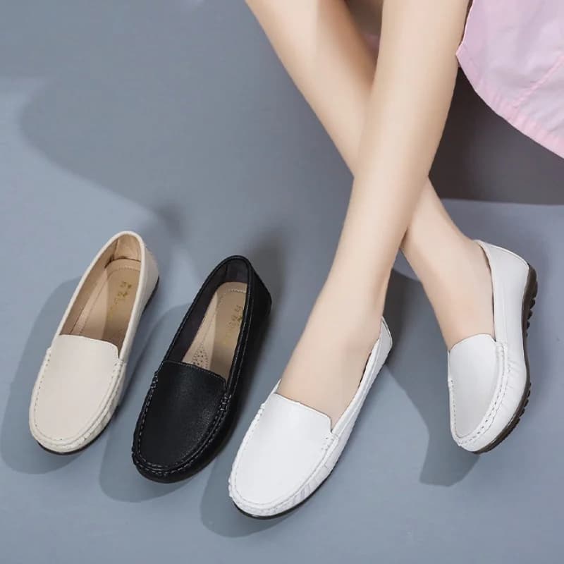 Primavera Autunno Nuove comode scarpe da donna da infermiera a fondo piatto Scarpe alla moda Scarpe da lavoro e per il tempo libero per donne incinte con suola morbida