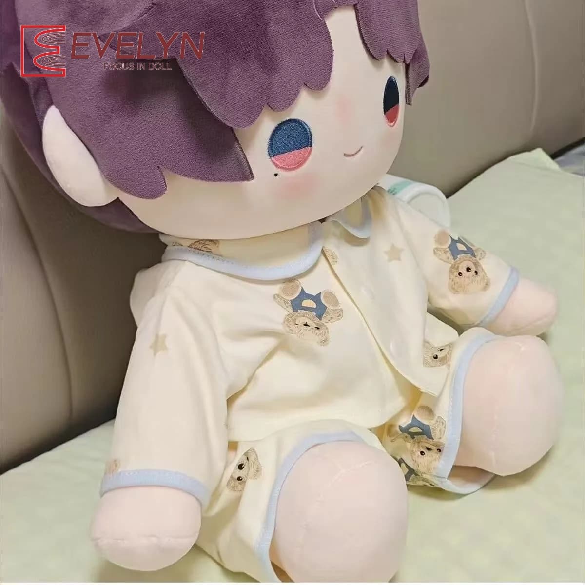 Evelyn 40 cm bambola di cotone carino pigiama set amore e spazio profondo Xavier Zayne Rafayel ralayo Caleb peluche bambola vestiti di ricambio