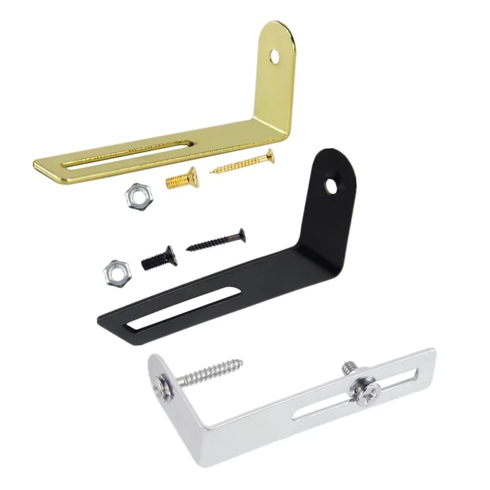 FLEOR 1 PZ Staffa per battipenna LP Supporto per plettro per chitarra elettrica con viti di montaggio Dado, Cromo/Nero/Oro Scegli