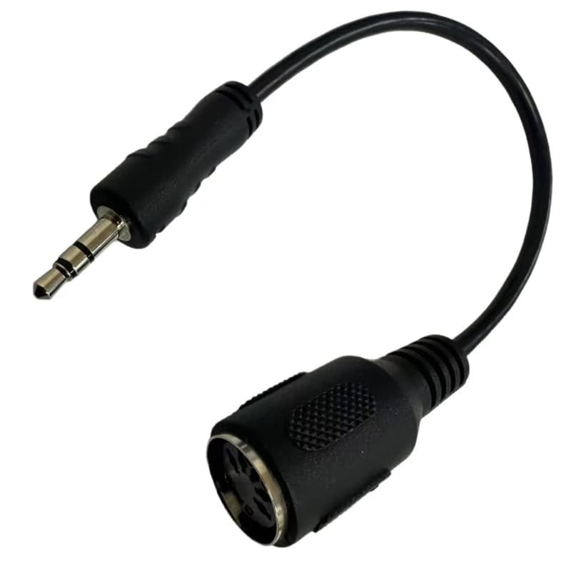 Cavo da 3,5 mm a Din 5 pin Trasferimento segnale Din 5 pin femmina a 3,5 mm maschio Mixer cavo per scheda